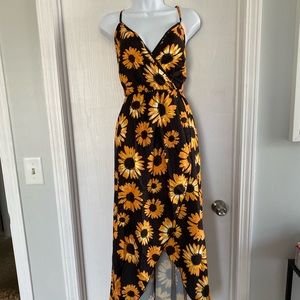 Sunflower maxi dress